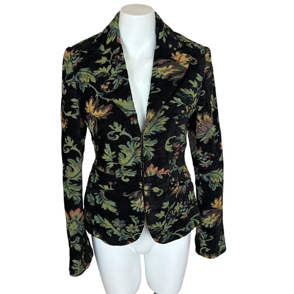 H&M Floral Tapestry Floral Women's Jacket- Sz 8